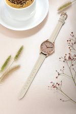 BRIGADA Women's Watch Elegant Watch for Women Leather Band Ladies Watch for Women Waterproof - Image 5